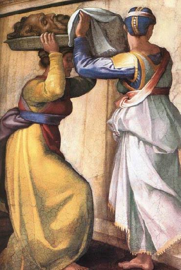 Michelangelo Buonarroti Judith and Holofernes oil painting image